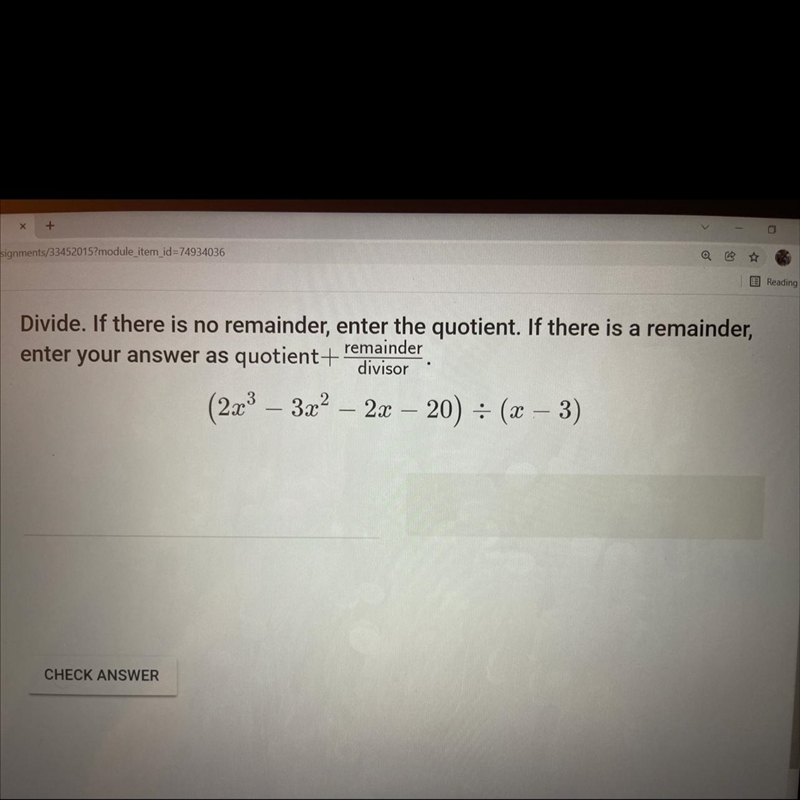 Divide if there is no remainder enter the quotient if there is a remainder enter-example-1