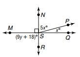 Find x and y so that line NR is perpendicular to line MQ-example-1