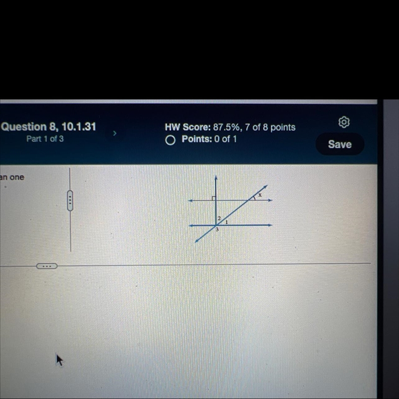 The figure to the right shows two parallel lines intersected by more than one transversal-example-1