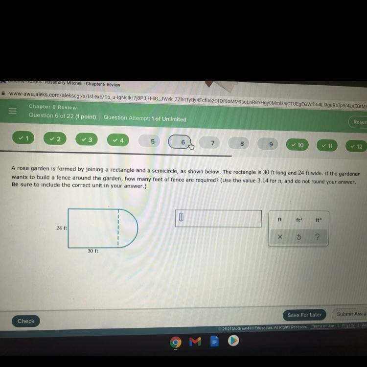 We need to find how much feet of the fence is-example-1