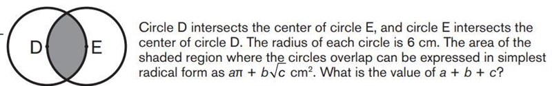 How to find the value of a + b + c. I know the answer but I do not know how to arrive-example-1