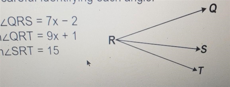 Point Given the information belowhat is the value of x? Be careful identifying each-example-1