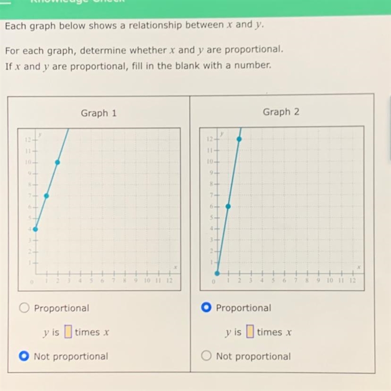 What is “y is __ times x”-example-1