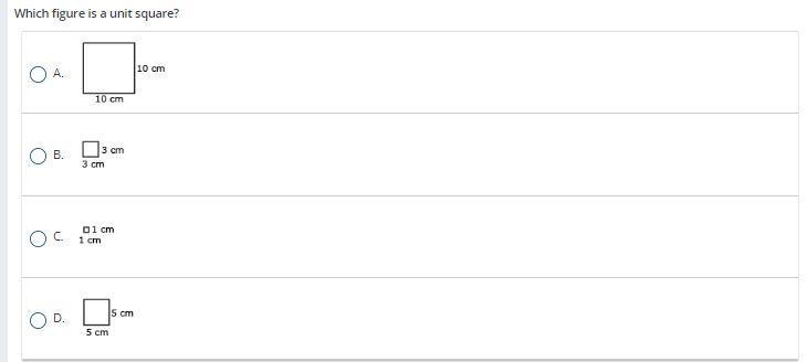 Which figure is a unit square?-example-1
