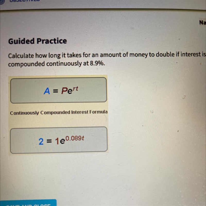 Calculate how long it takes for an amount of money to double if interest iscompounded-example-1