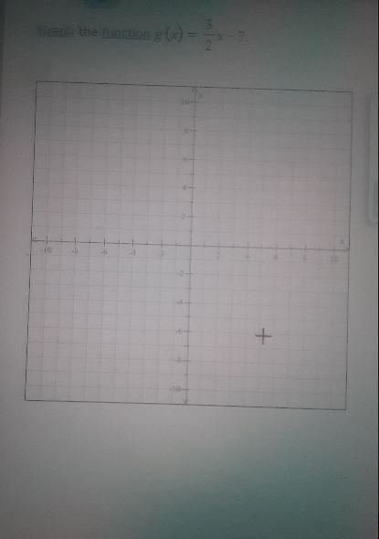 Graph the function g(x). I have a picture of the problem.-example-1