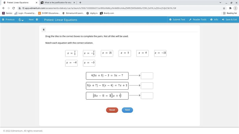 Drag the tiles to the correct boxes to complete the pairs. Not all tiles will be used-example-1