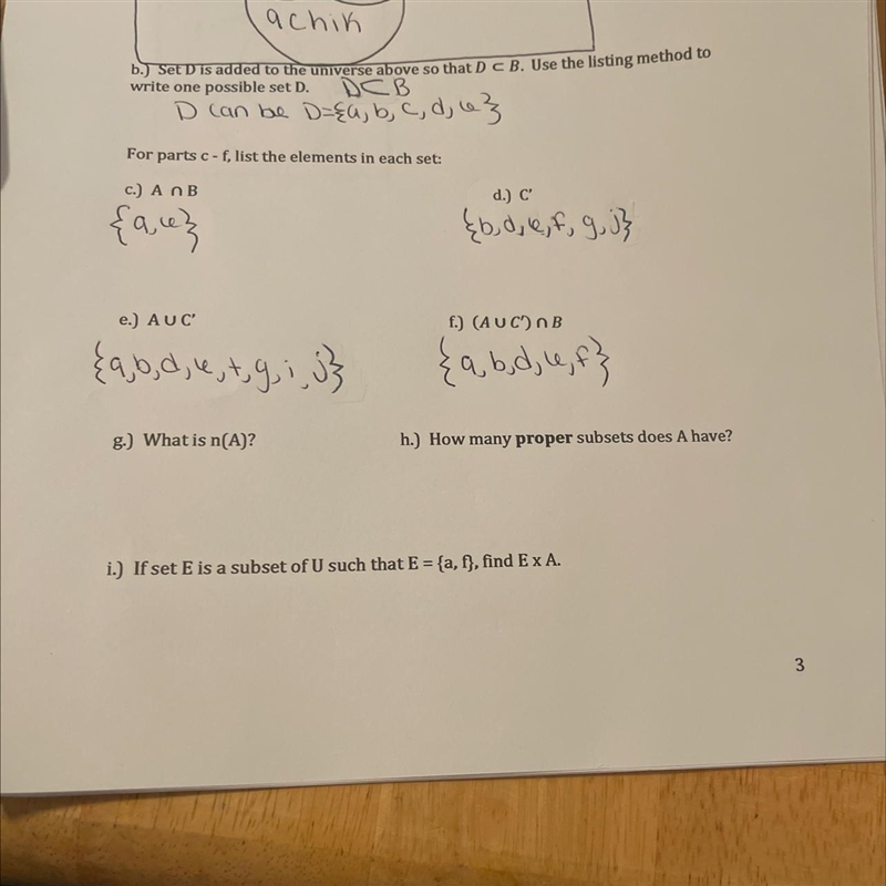 What is n(A)?And how many proper subsets does A have?-example-1