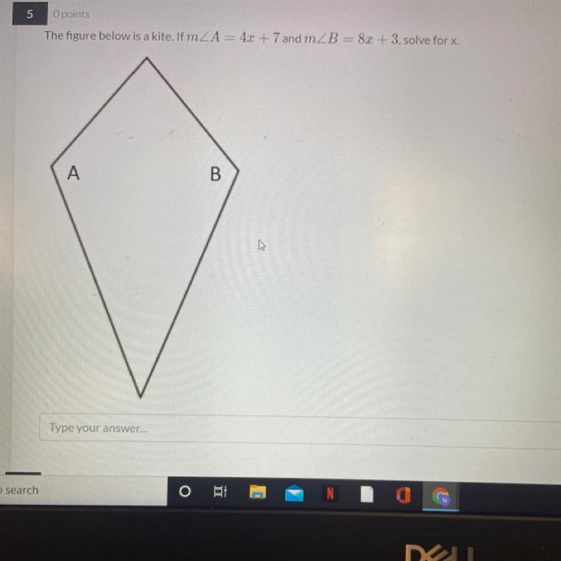 The figure below is a kite. If m-example-1