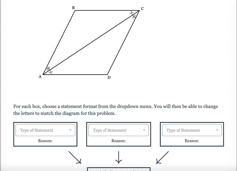 Based on the given diagram, complete the flowchart proof below. Note that the last-example-1