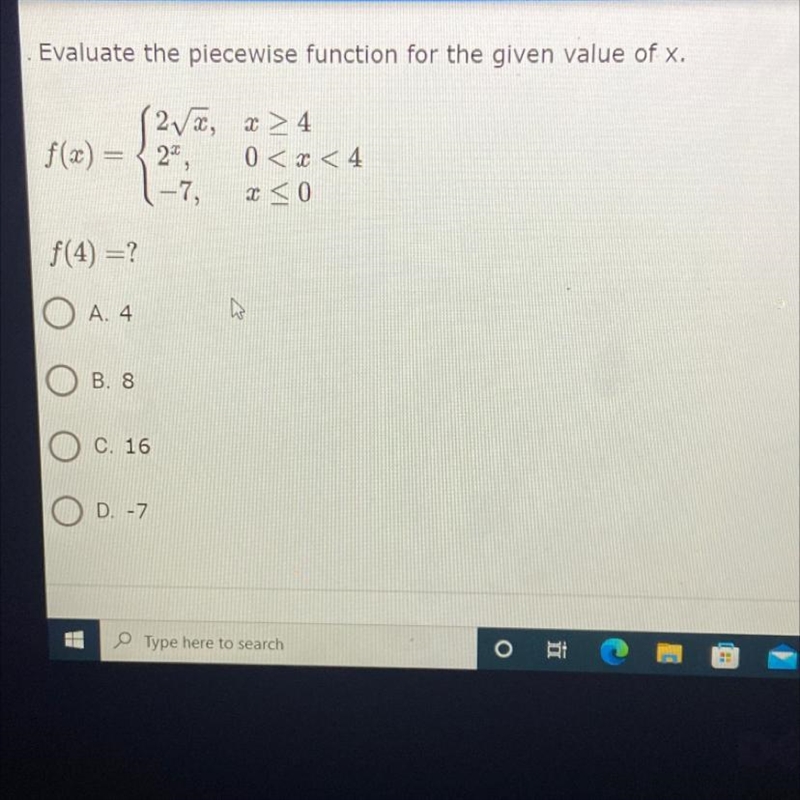 Please help!!! the question and answer choices are shown in the image.-example-1