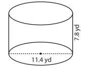 What is the surface area of the cylinder below?-example-1