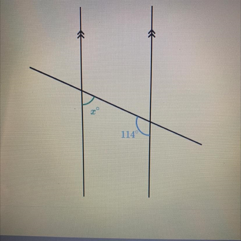 Below are two parallel lines with a third line intersecting them.-example-1