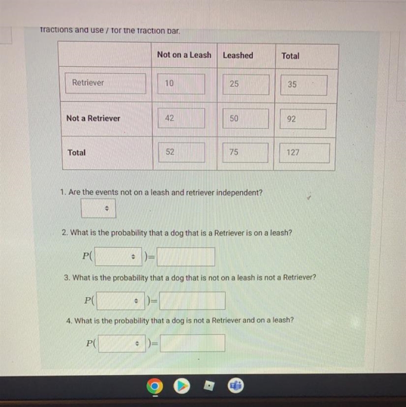 I need help figuring out what to put in this boxes starting with question 1-example-1