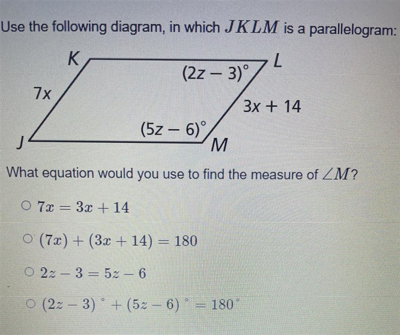 What equation would you use to find the measures of-example-1