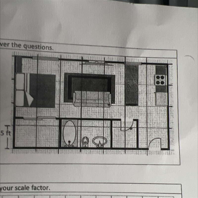 What are the dimensions of the living area?-example-1