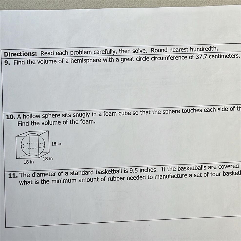 I need help with #9 It says to also round to the nearest hundredth. Please help!-example-1