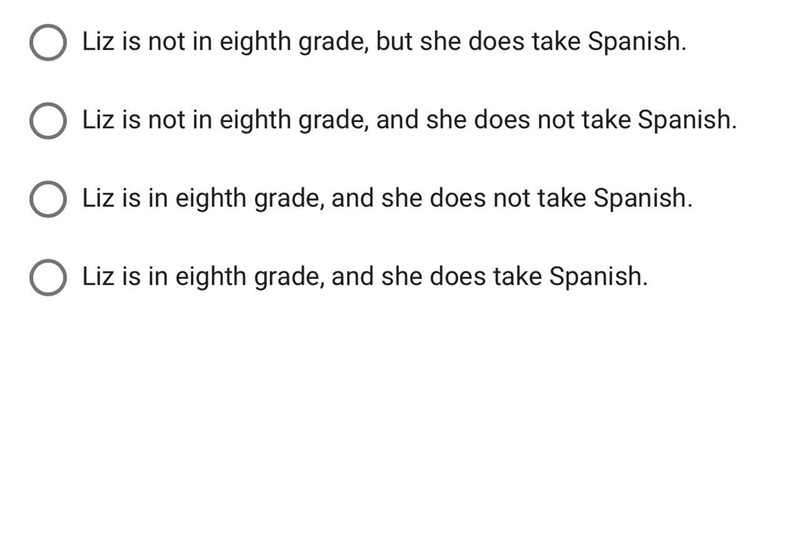 Which of the following answer choices shows the negation of the statement below?Statement-example-1