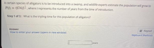 A certain species of alligators is to be introduced into a swamp, and wildlife experts-example-1