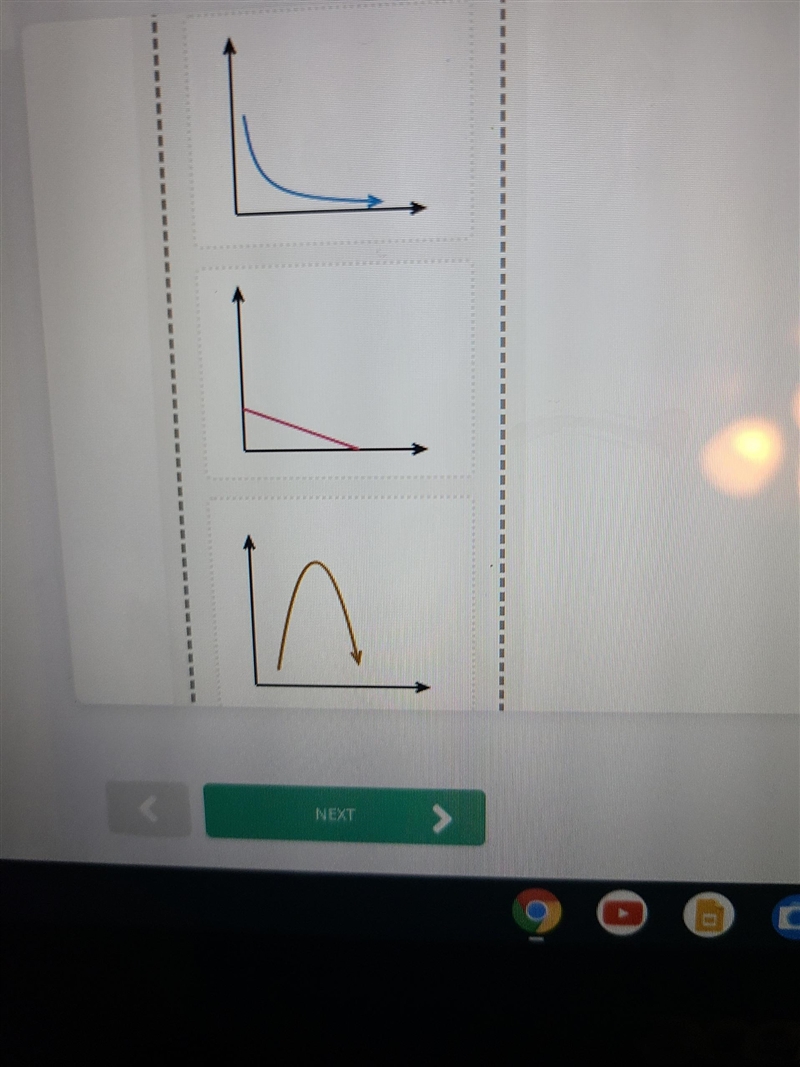 Math help with problems:Find out of lines are linear function or nonlinear functions-example-1