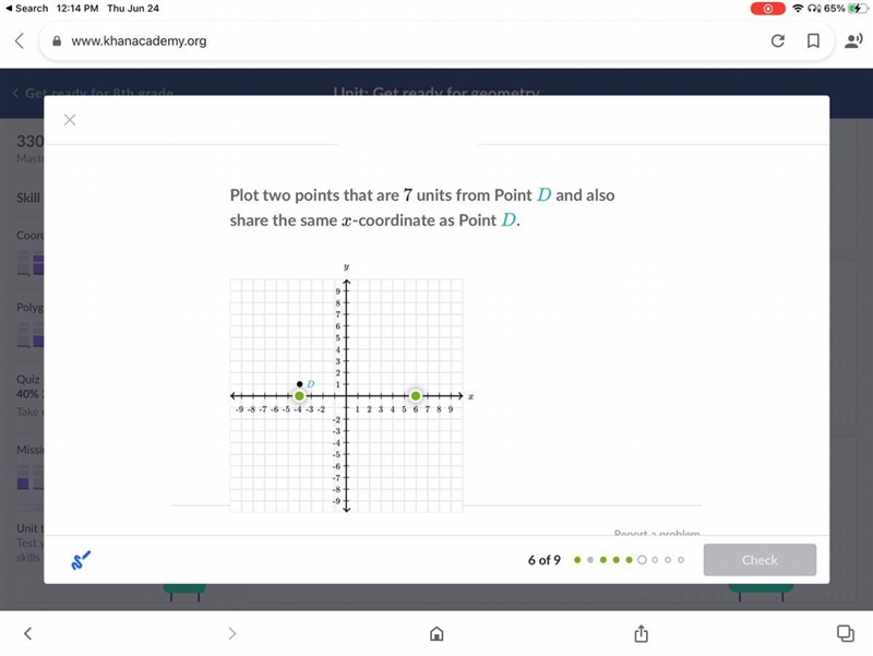 Help. I’m supposed to move the coordinates by the way.-example-1