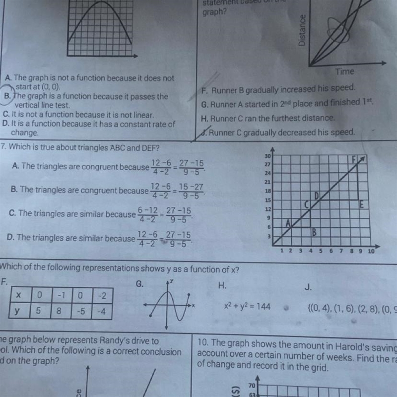 I need help with so many questions it’s about 8th grade algebra it’s a packet please-example-1