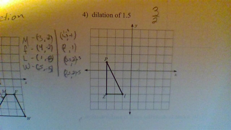 Dilation of 1,5 number 4 HELP ASAP-example-1