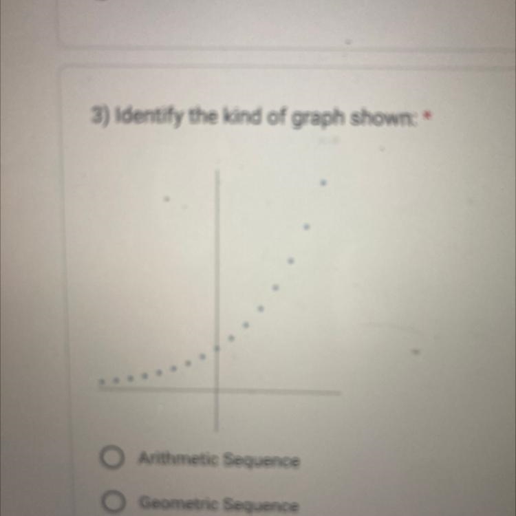 Identify the kind of graph shown? Arithmetic Geometric Neither-example-1