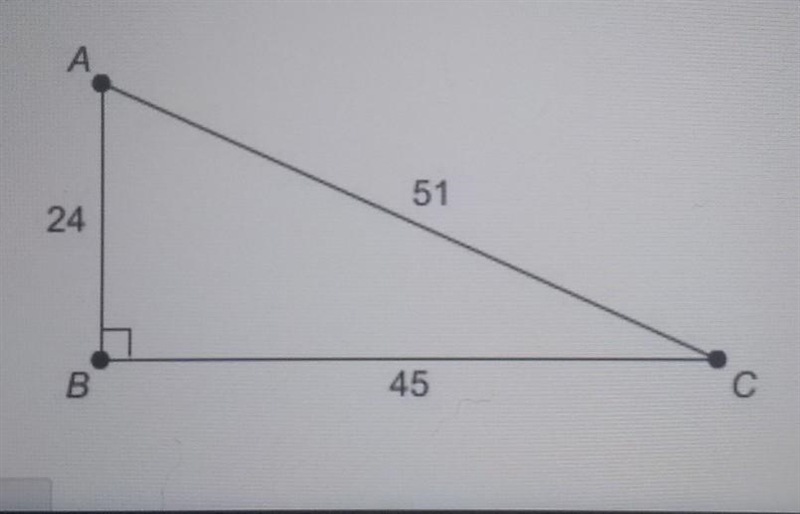 What is the trigonometric ratio for COS C ?Enter your answer in the boxes. Simplify-example-1