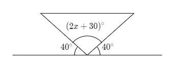 Solve for x in the diagram below.-example-1