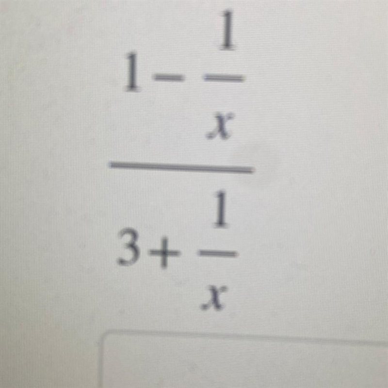 Preform the indicated operations and simplify the result. Leave the numerator and-example-1