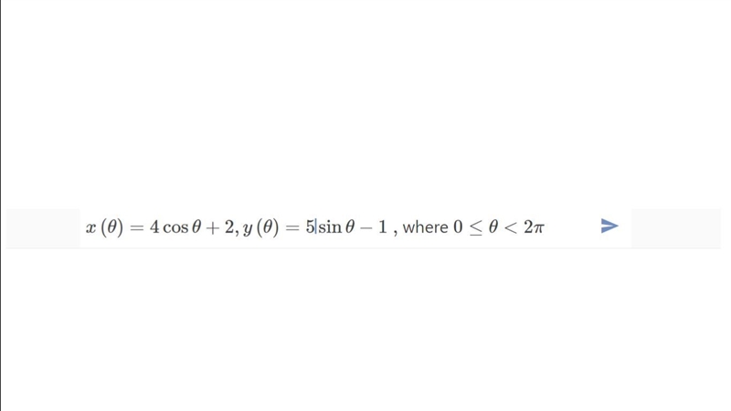 What is the rectangular equivalence to the parametric equations?What interval does-example-1