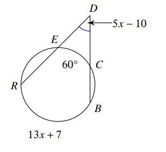 Find X and RDB: X = RDB =-example-1