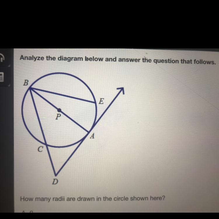 How many radii are drawn in the circle shown here-example-1