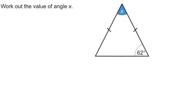 Work out the angle below-example-1