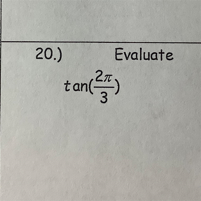 Use the unit circle to evaluate the followingHow do I solve this ?-example-1