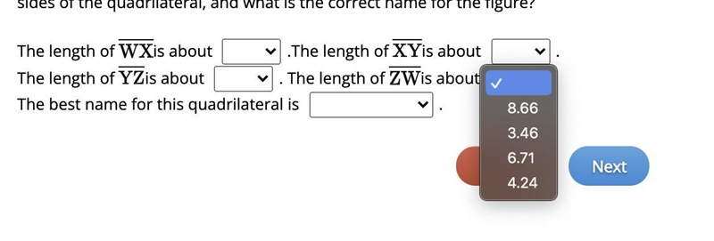 WXYZ is a quadrilateral graphed in the coordinate plane with vertices W(0,5),X(-3,2), Y-example-2