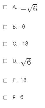 Determine the solution(s) of the equation x^2 = 36-example-1