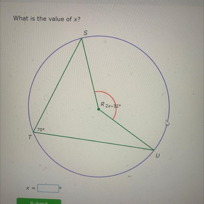 What is the value of x based on the image-example-1