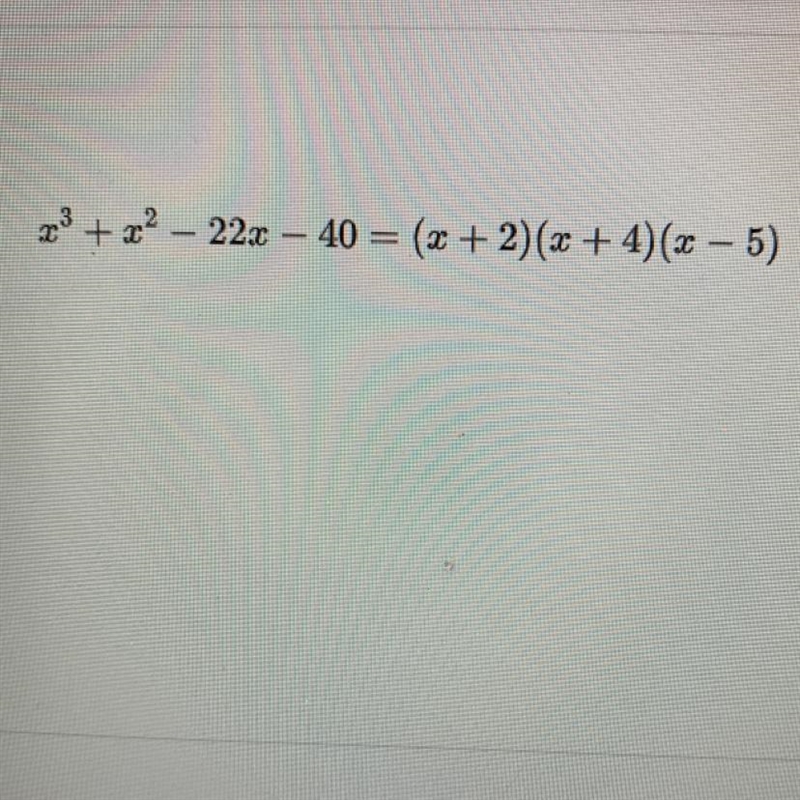 The correct roots for each polynomial equation I’m looking for x=-example-1