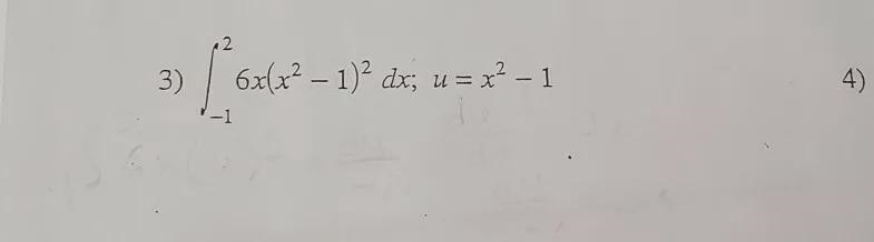 Express each definite integral in terms of u but don't evaluate-example-1