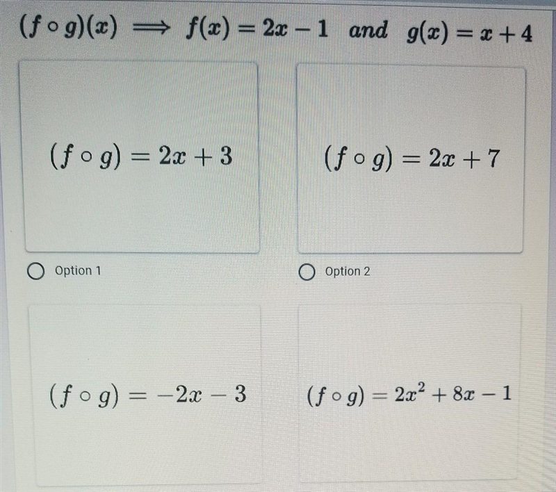 Find the composition in simplest Which of the four options is it?-example-1