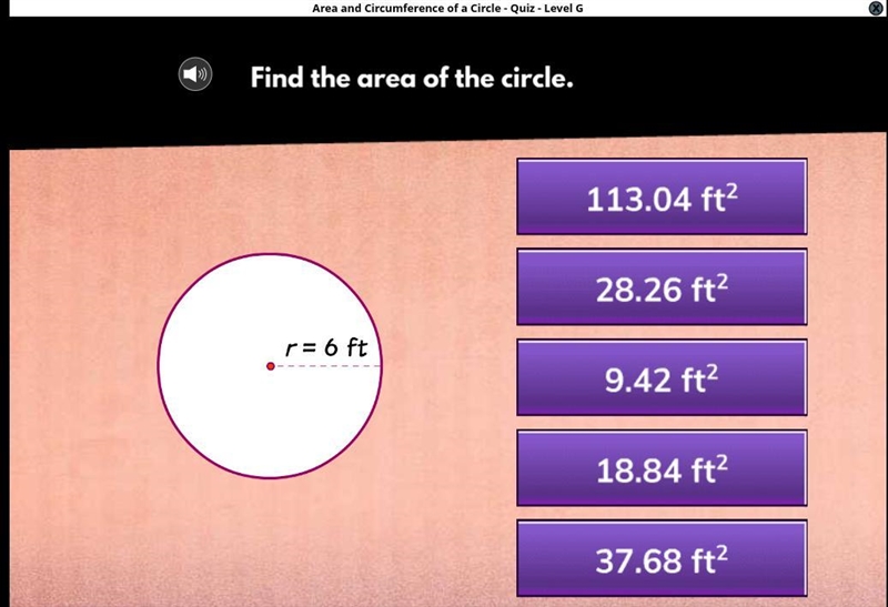 Find the area of the circle-example-1