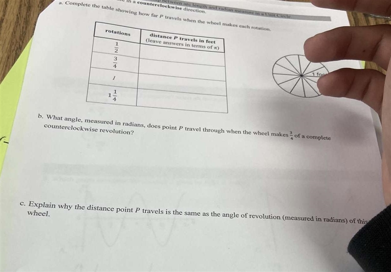 hello the question is in the picture ( part C. only)Point P is in the extreme of the-example-1