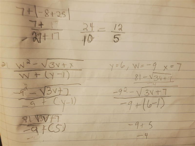 The expression under the square root sign is 3y+x and not 3v+x-example-1