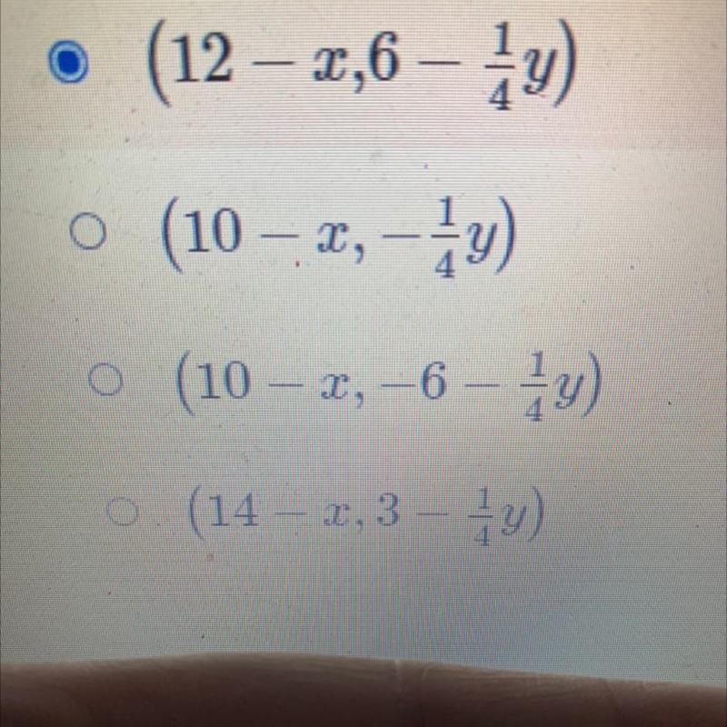 I have a practice equation that I need explained and answeredOne endpoint of a line-example-1