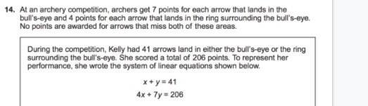 how many points did kelly score during the competition for her arrows that landed-example-1