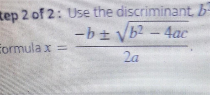 Quadratic Equation: -4x^2 = x - 1 Use the discriminant, b^2 - 4ac, to determine the-example-1