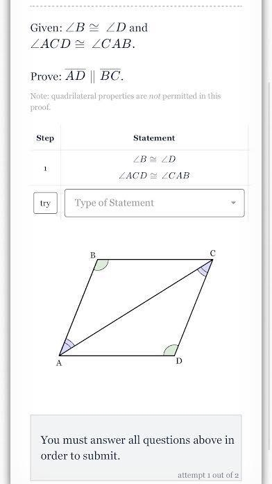 I'm very stuck on this problem, mainly because of how restricted the selection of-example-1