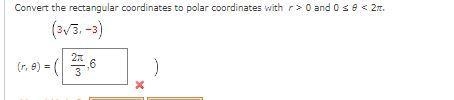 Convert the rectangular coordinates to polar coordinates with r > 0 and 0 ≤ &lt-example-1